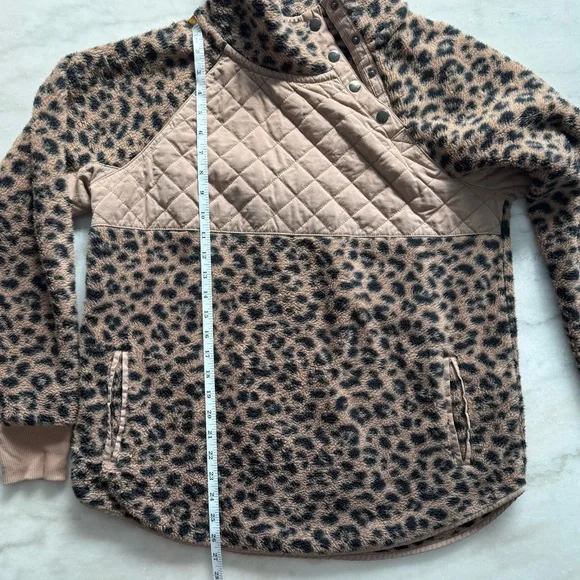 Abercrombie & Fitch Women's Asymmetrical Snap-Up Fleece Size L - Picture 9 of 13